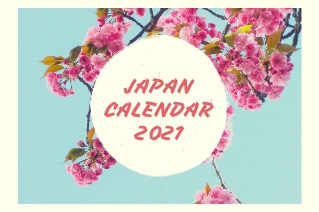 Japan Calendar for 2021