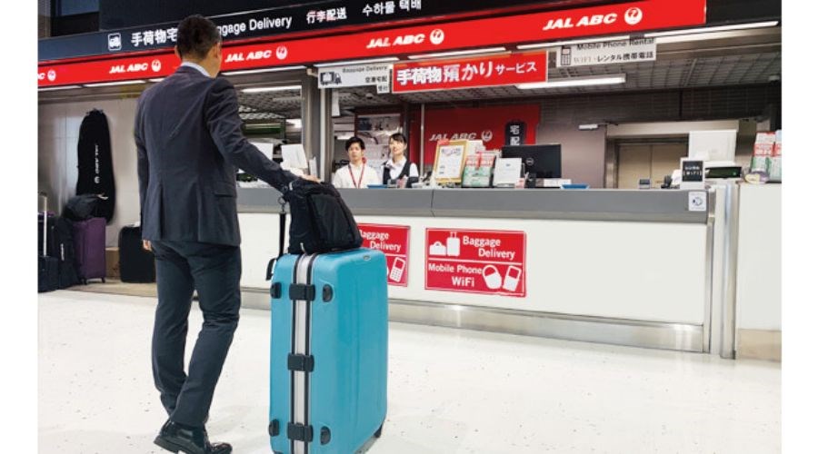 Baggage delivery and pickup service to and from airports in Japan