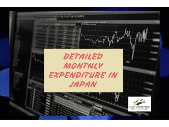 Detailed Monthly Expenditure in Japan